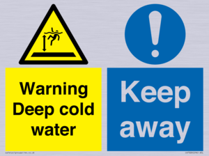 Warning Deep cold water Keep away